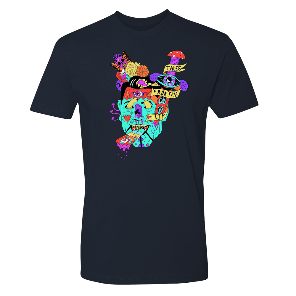 Tales from the Trip Face Design Adult Short Sleeve T-Shirt