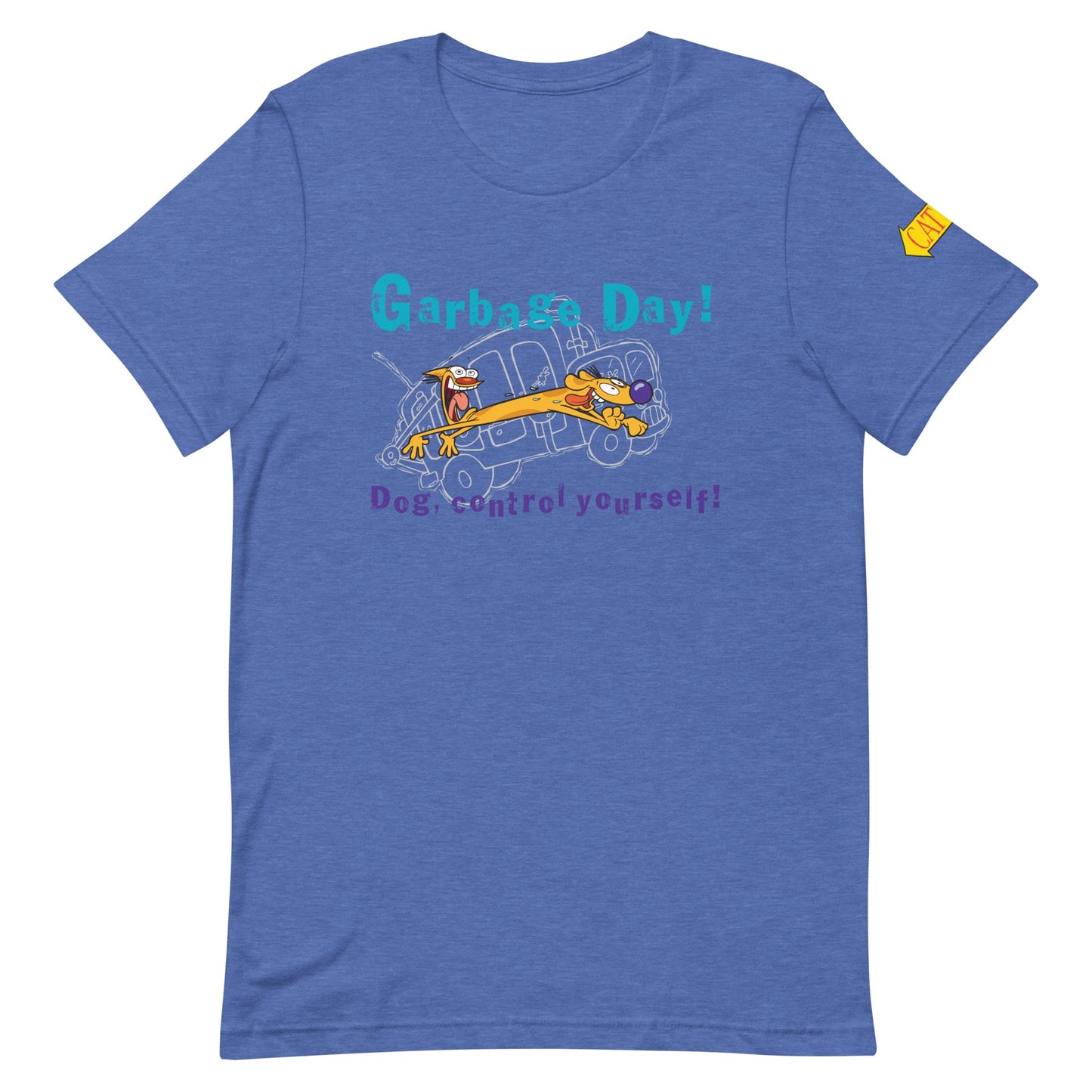 CatDog Garbage Day! Adult Short Sleeve T-Shirt
