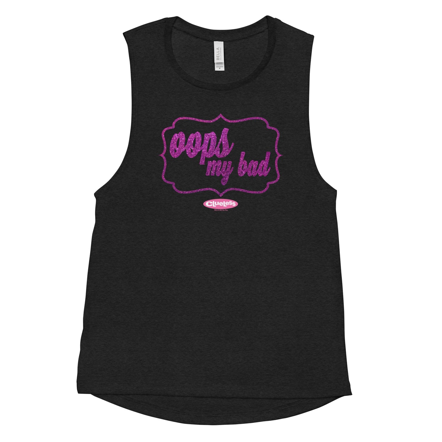 Clueless Oops My Bad Women's Muscle Tank Top