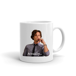 Criminal Minds Spencer Reid Actually... White Mug
