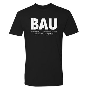 Criminal Minds BAU Adult Short Sleeve T-Shirt