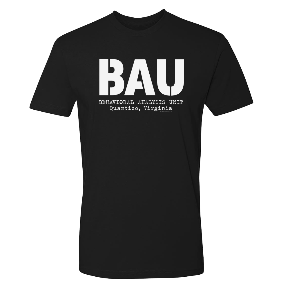 Criminal Minds BAU Adult Short Sleeve T-Shirt