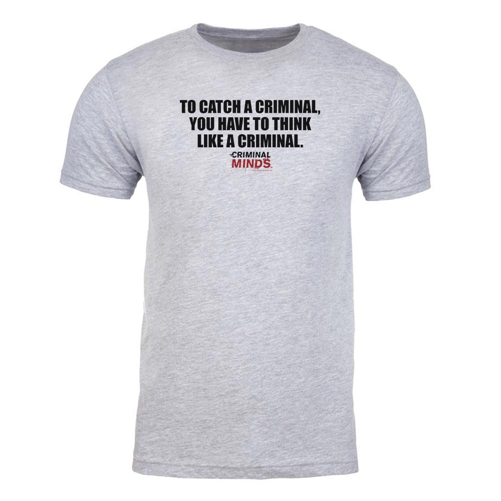 Criminal Minds To Catch a Criminal Adult Short Sleeve T-Shirt