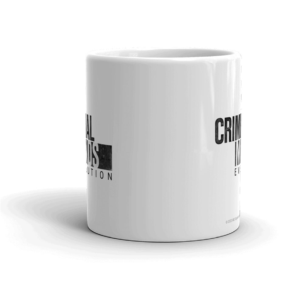 Criminal Minds Evolution Logo White Mug