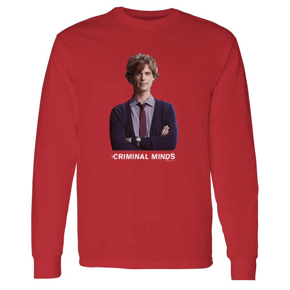 Criminal Minds Spencer Reid Adult Long Sleeve T-Shirt