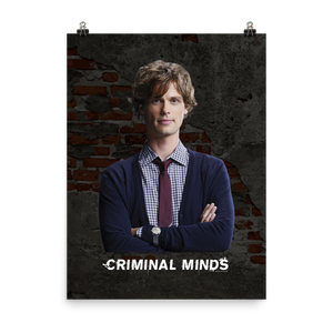 Criminal Minds Spencer Reid Premium Satin Poster