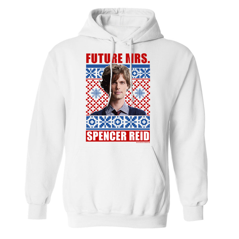 Criminal Minds Mrs. Spencer Reid Holiday Fleece Hooded Sweatshirt