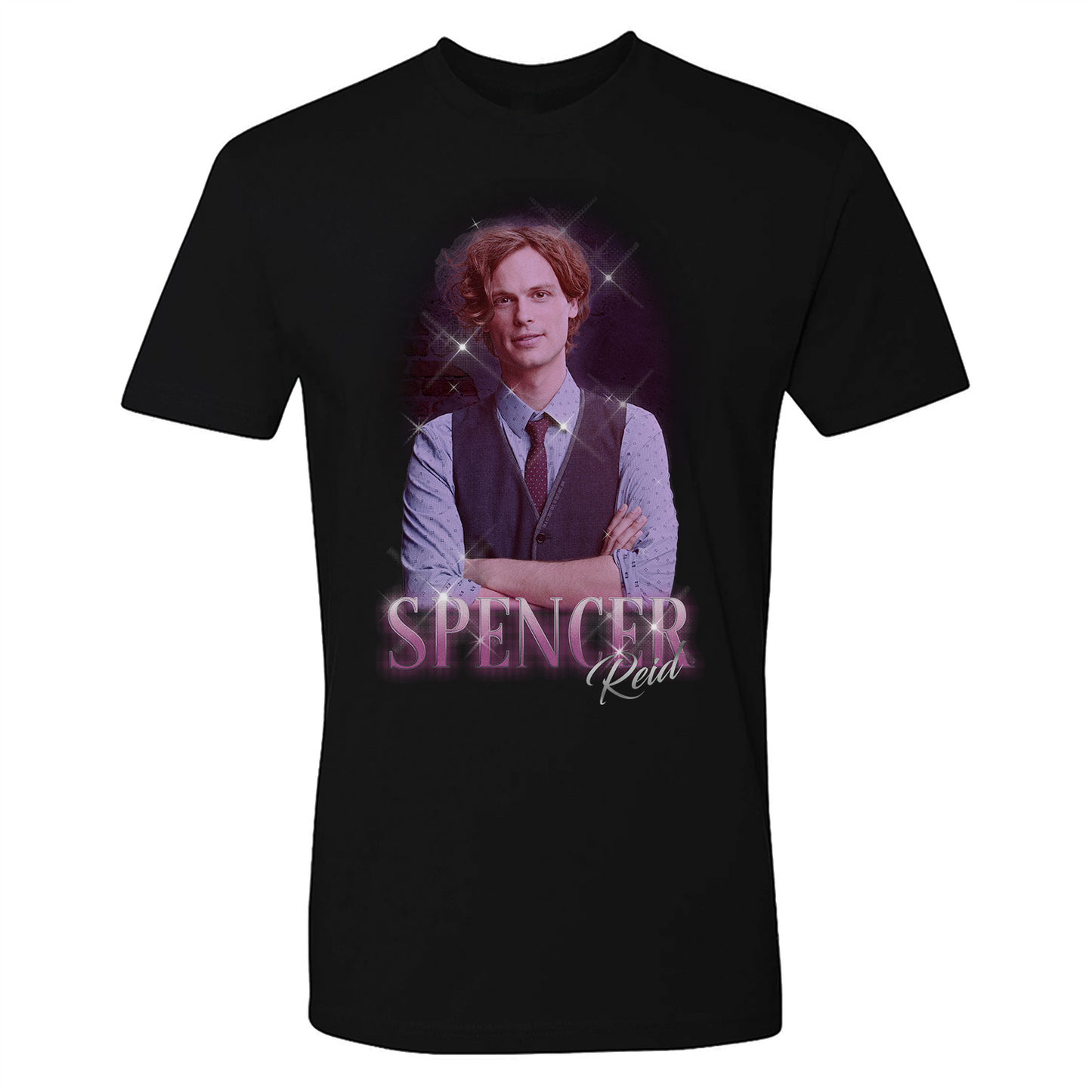 Criminal Minds Vintage Spencer Reid Adult Short Sleeve T-Shirt