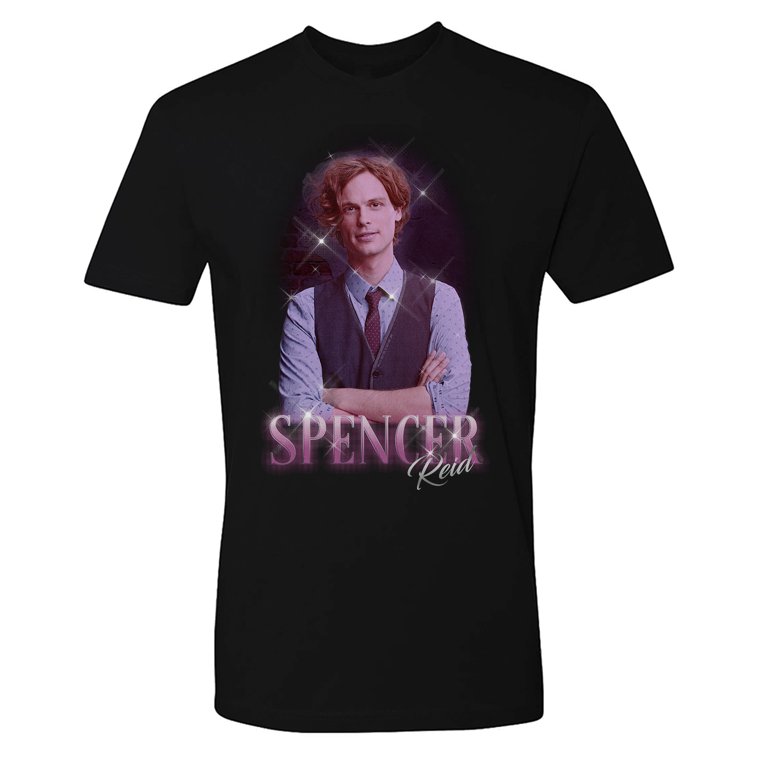 Criminal Minds Vintage Spencer Reid Adult Short Sleeve T-Shirt