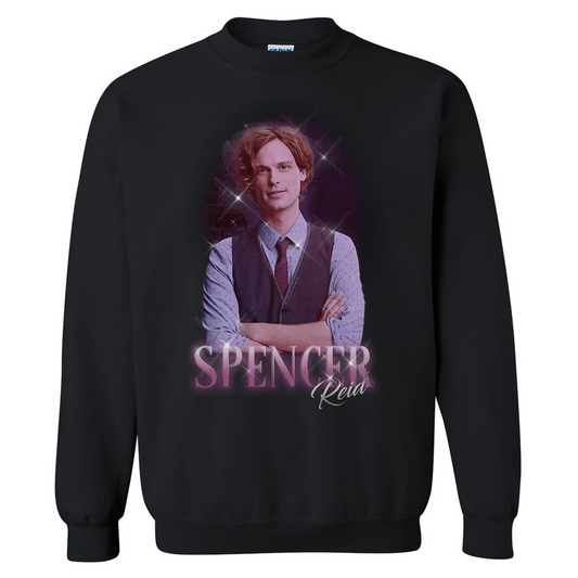 Criminal Minds Vintage Spencer Reid Fleece Crewneck Sweatshirt