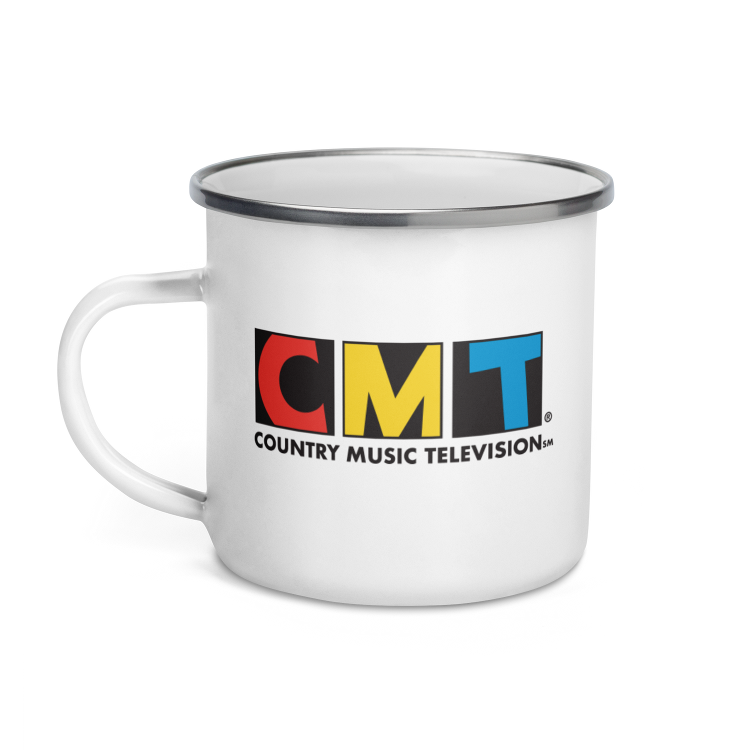 CMT Logo Enamel Camping Mug