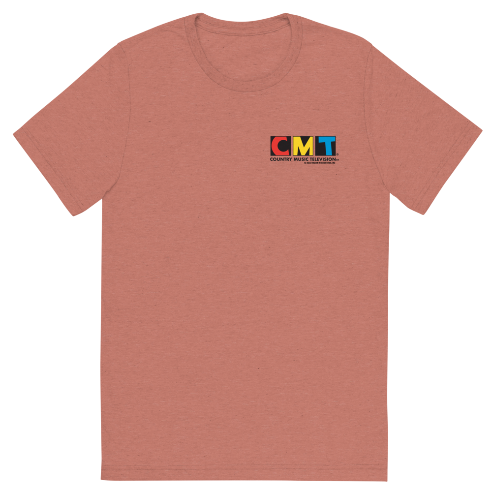 CMT Logo Adult Tri-Blend T-Shirt