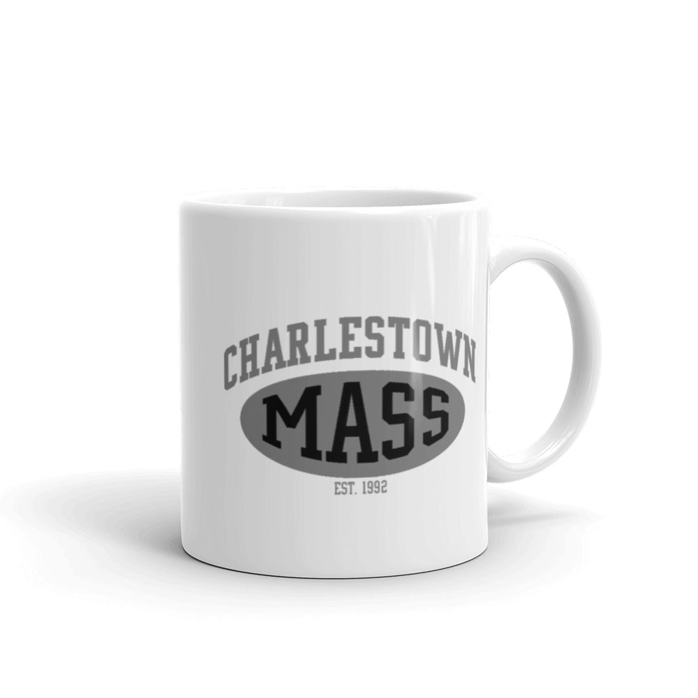 City on a Hill Charlestown Mass White Mug