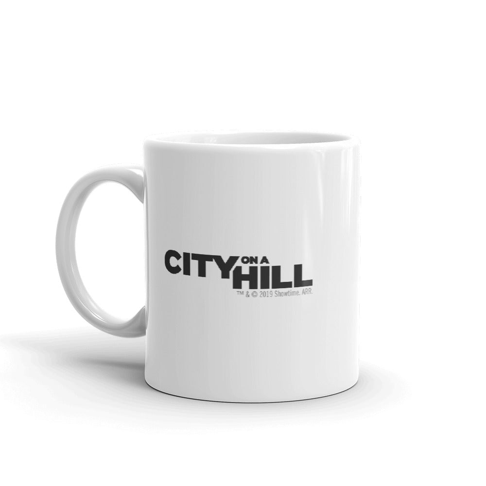 City on a Hill Logo White Mug