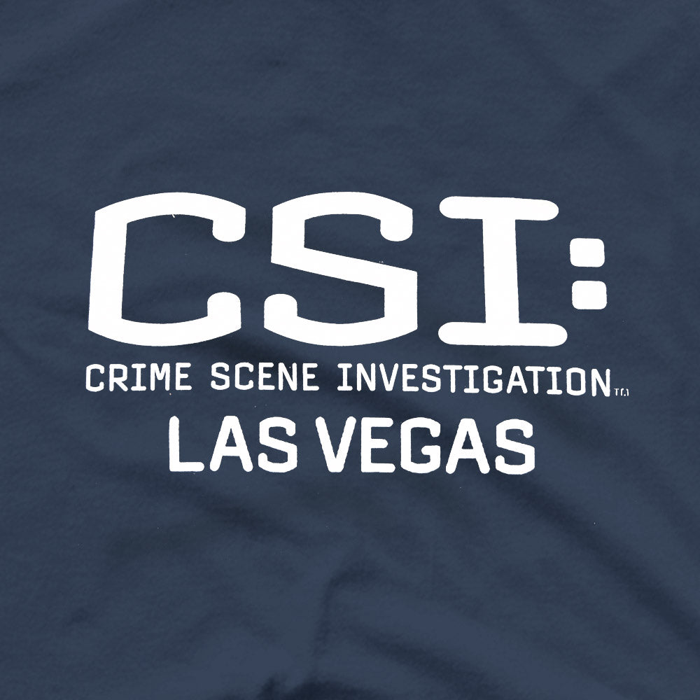 CSI: Crime Scene Investigation Left Chest Logo Adult Short Sleeve T-Shirt