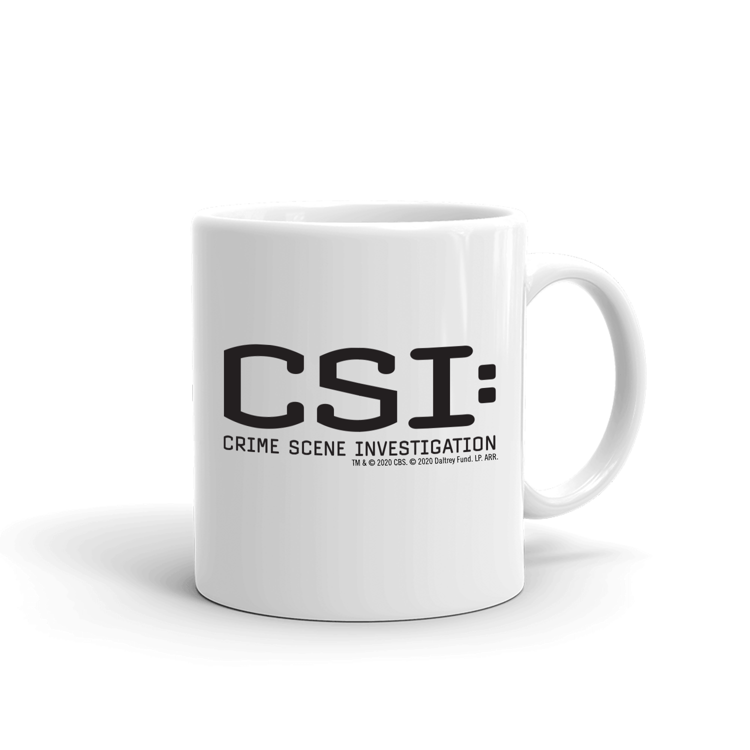 CSI: Crime Scene Investigation White Mug