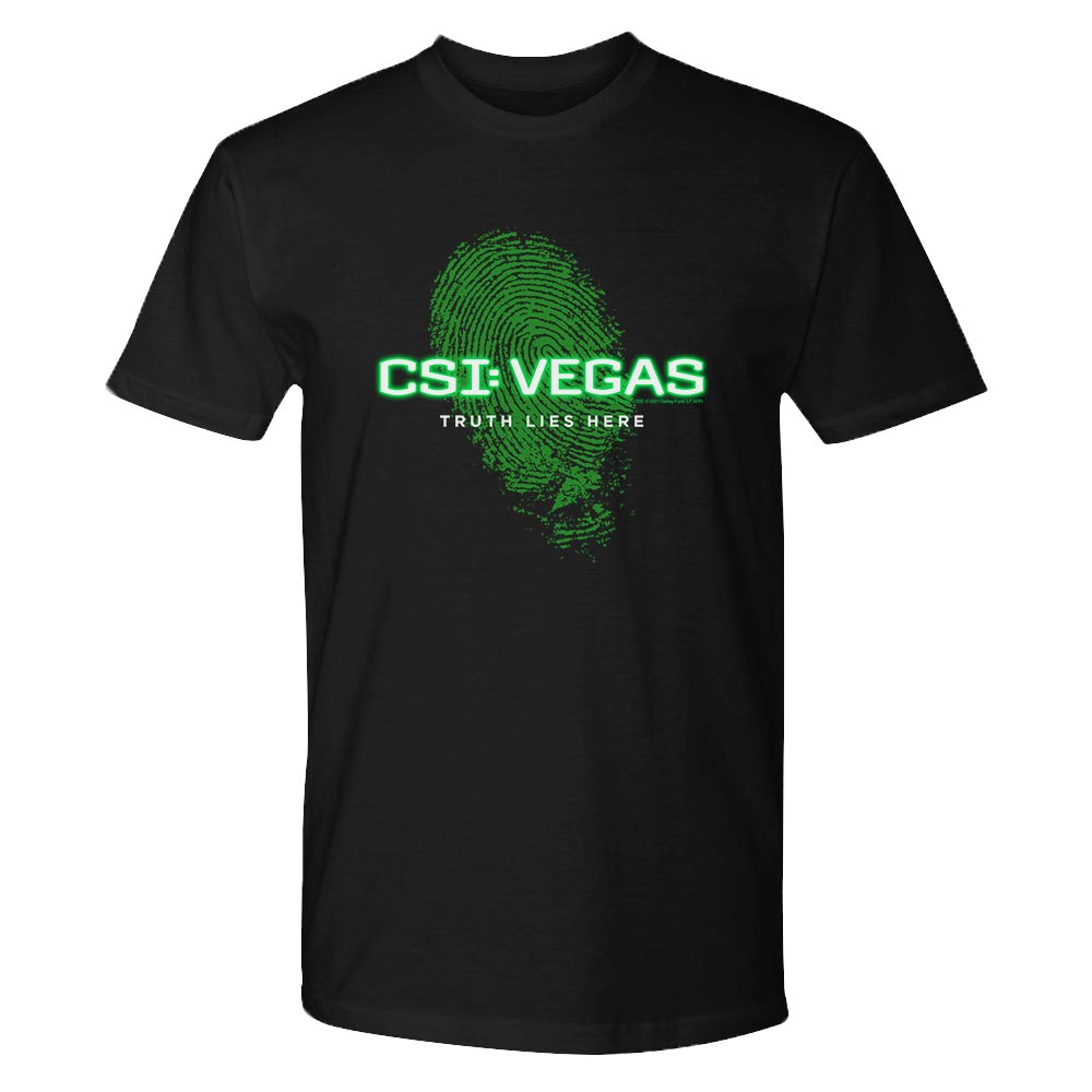 CSI: Vegas Truth Lies Here  Adult Short Sleeve T-Shirt