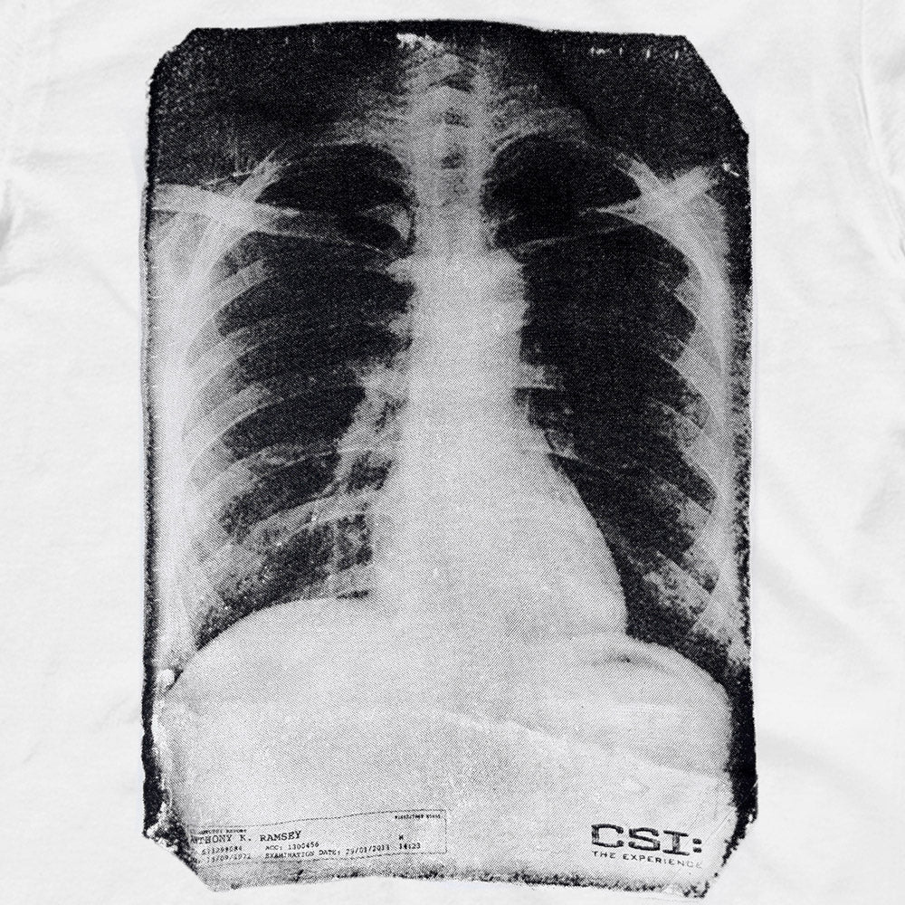 CSI: Crime Scene Investigation Glow in the Dark X-Ray Adult Short SleeveT-Shirt