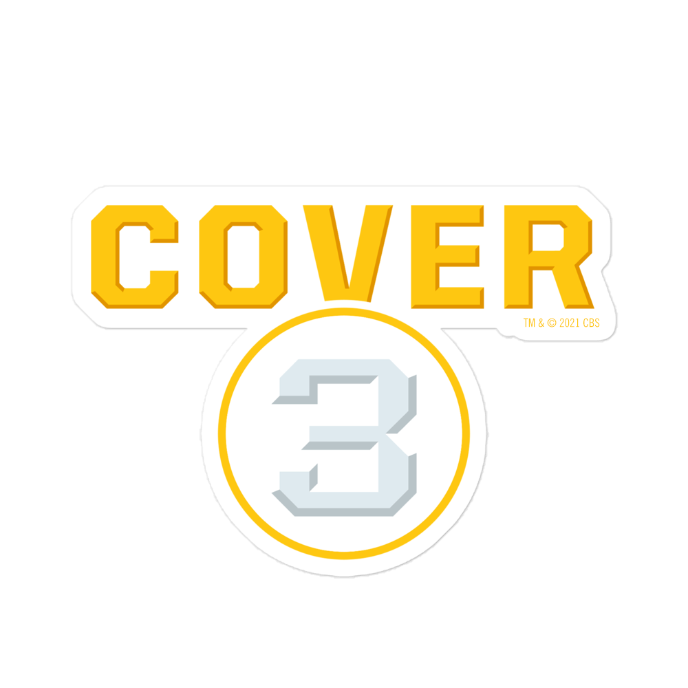 Cover 3 Logo Die Cut Sticker