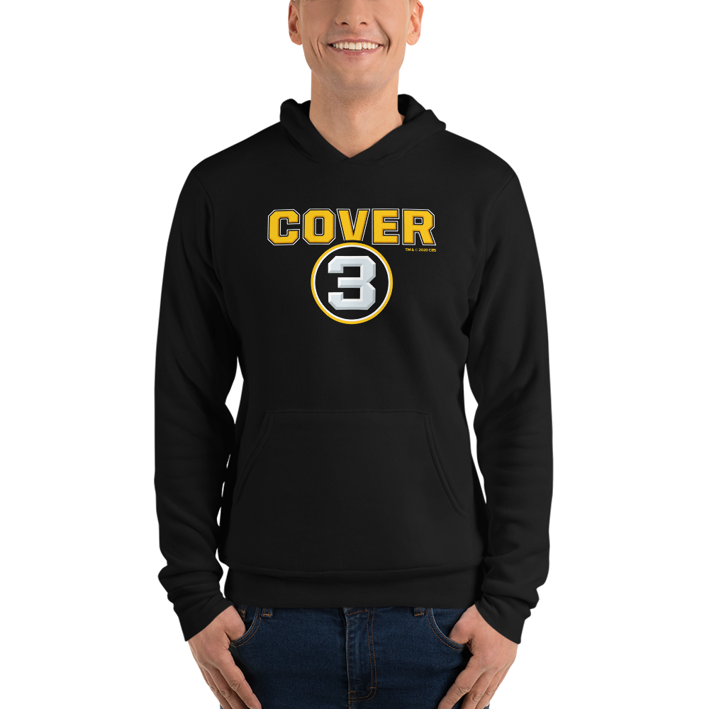 Cover 3 Cover 3 Logo Adult Fleece Hooded Sweatshirt