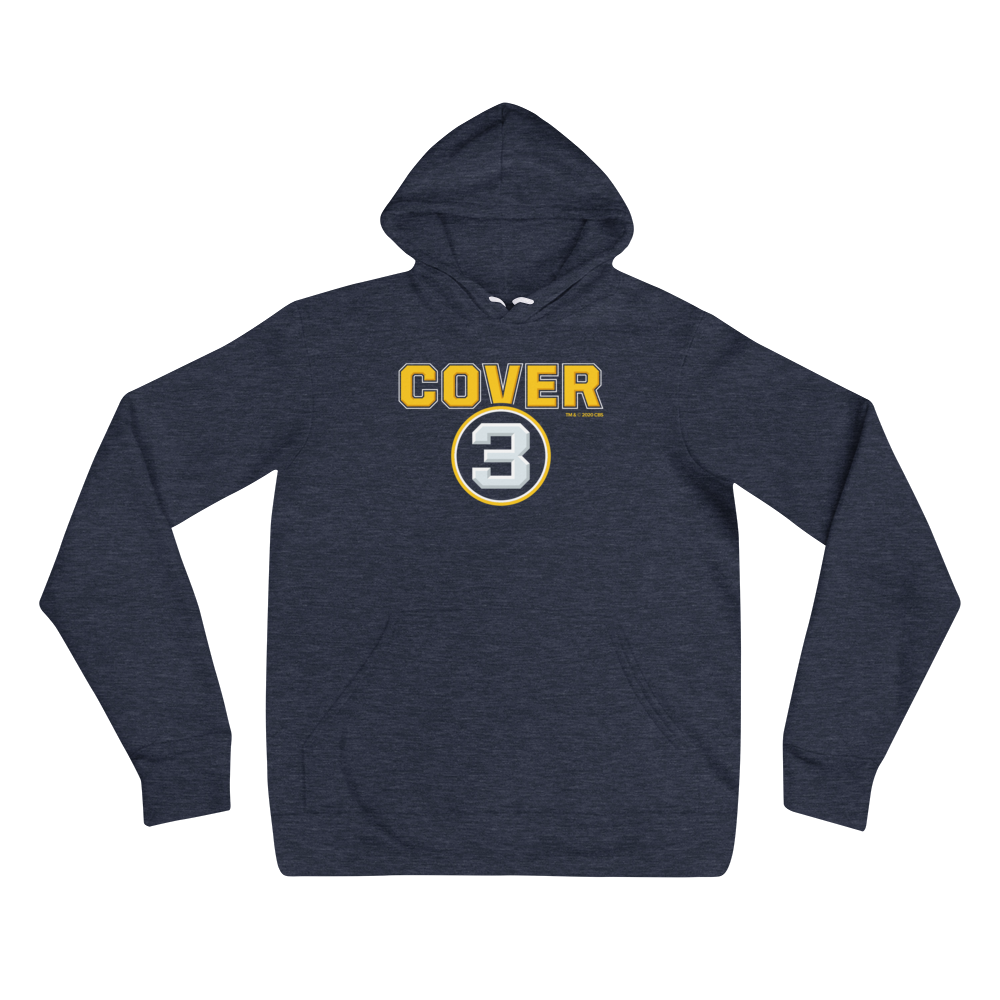 Cover 3 Cover 3 Logo Adult Fleece Hooded Sweatshirt