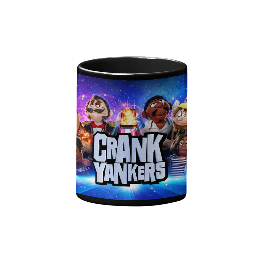 Crank Yankers Key Art Full Wrap Black Mug