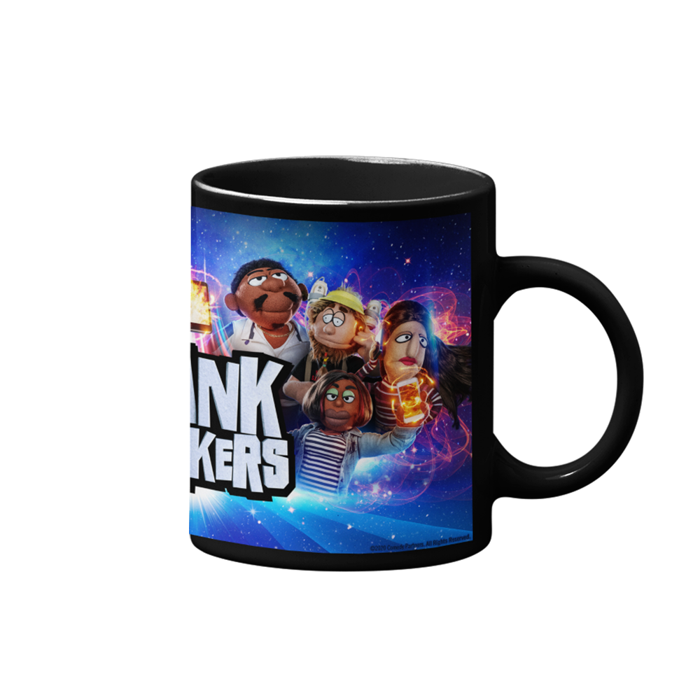 Crank Yankers Key Art Full Wrap Black Mug