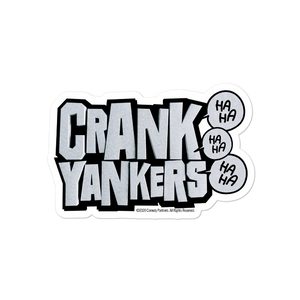 Crank Yankers One Color Logo Die Cut Sticker