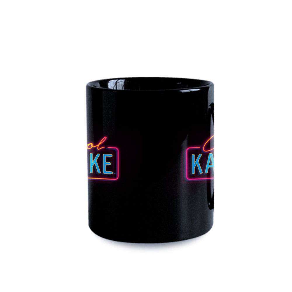 Carpool Karaoke Neon Logo 11 oz Black Mug