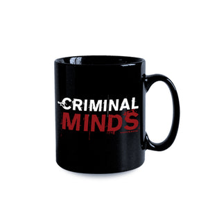 Criminal Minds Logo Taza negra de 11 oz