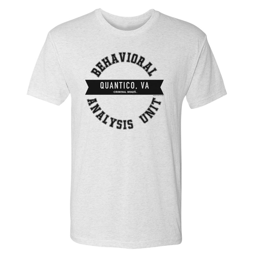 Criminal Minds Behavioral Analysis Unit Men's Tri-Blend Short Sleeve T-Shirt