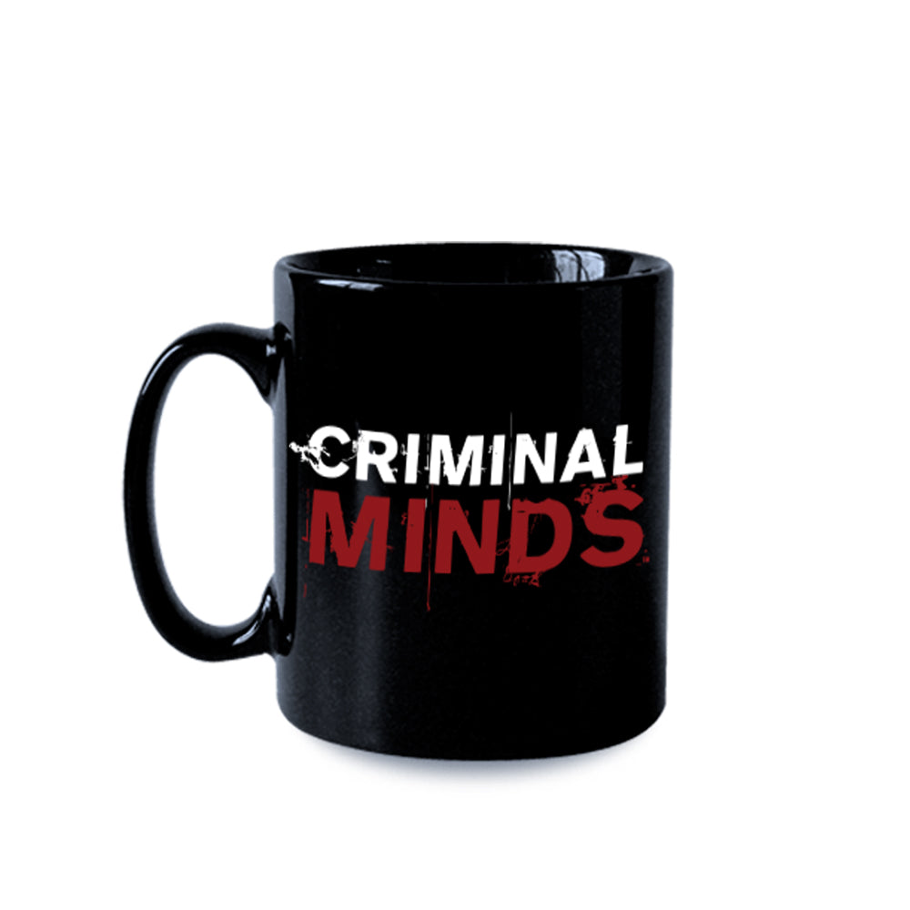Criminal Minds Logo Taza negra de 11 oz