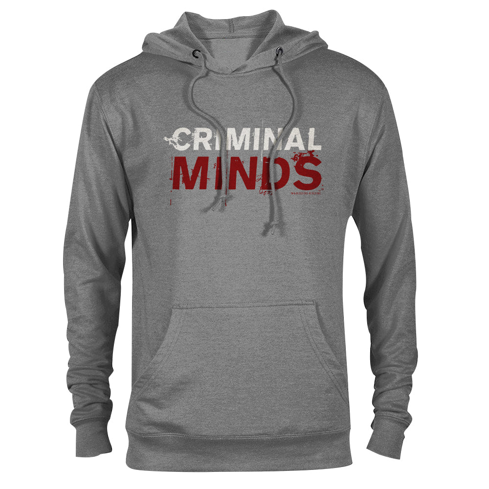 Criminal Minds Logo Sudadera ligera con capucha