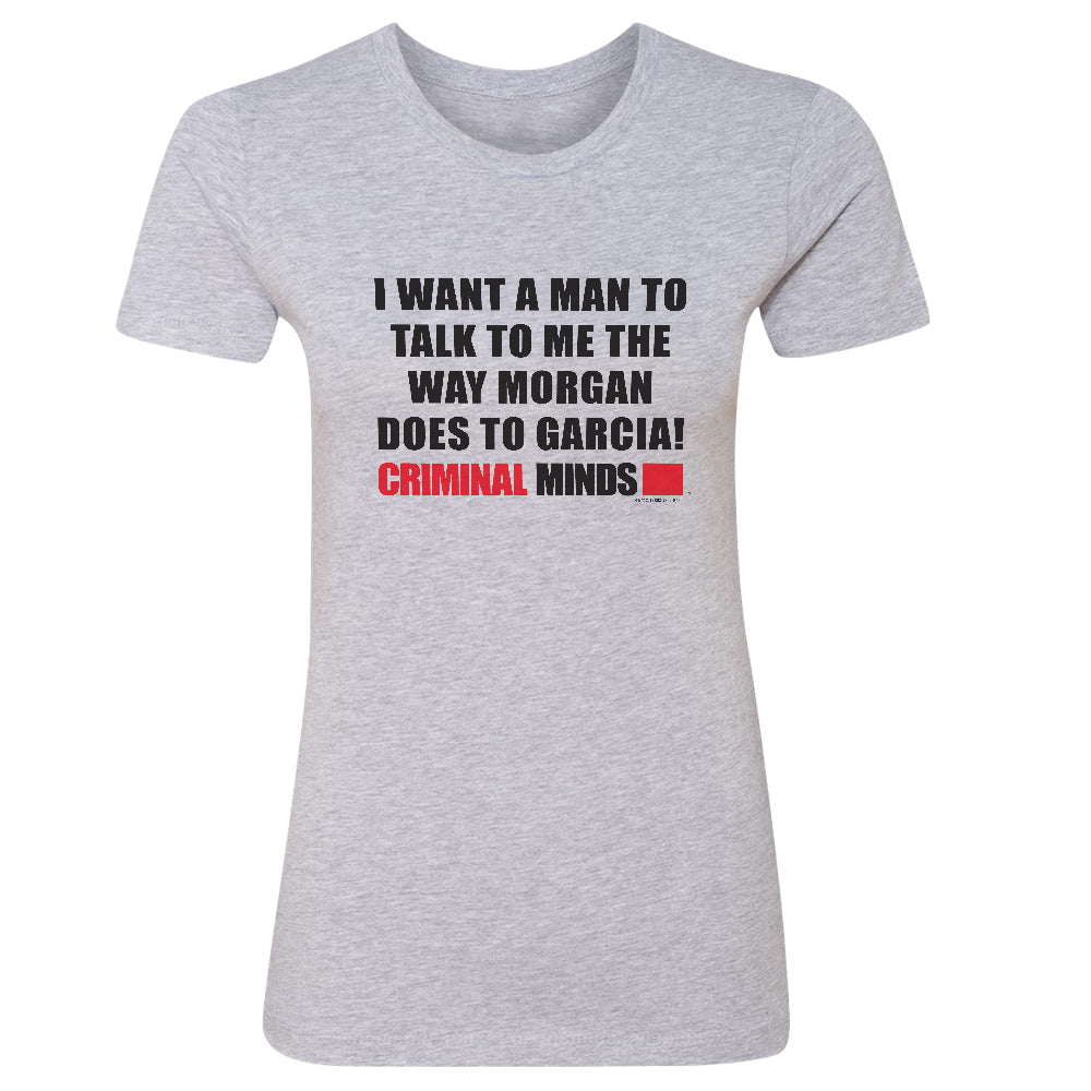 Criminal Minds Morgan and Garcia Women's Short Sleeve T-Shirt