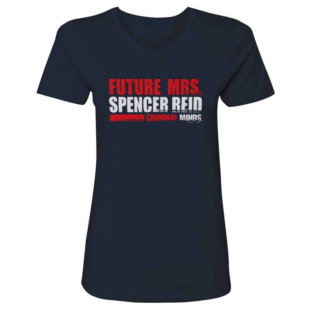 Criminal Minds Future Mme Spencer Reid T-shirt à manches courtes pour femmes