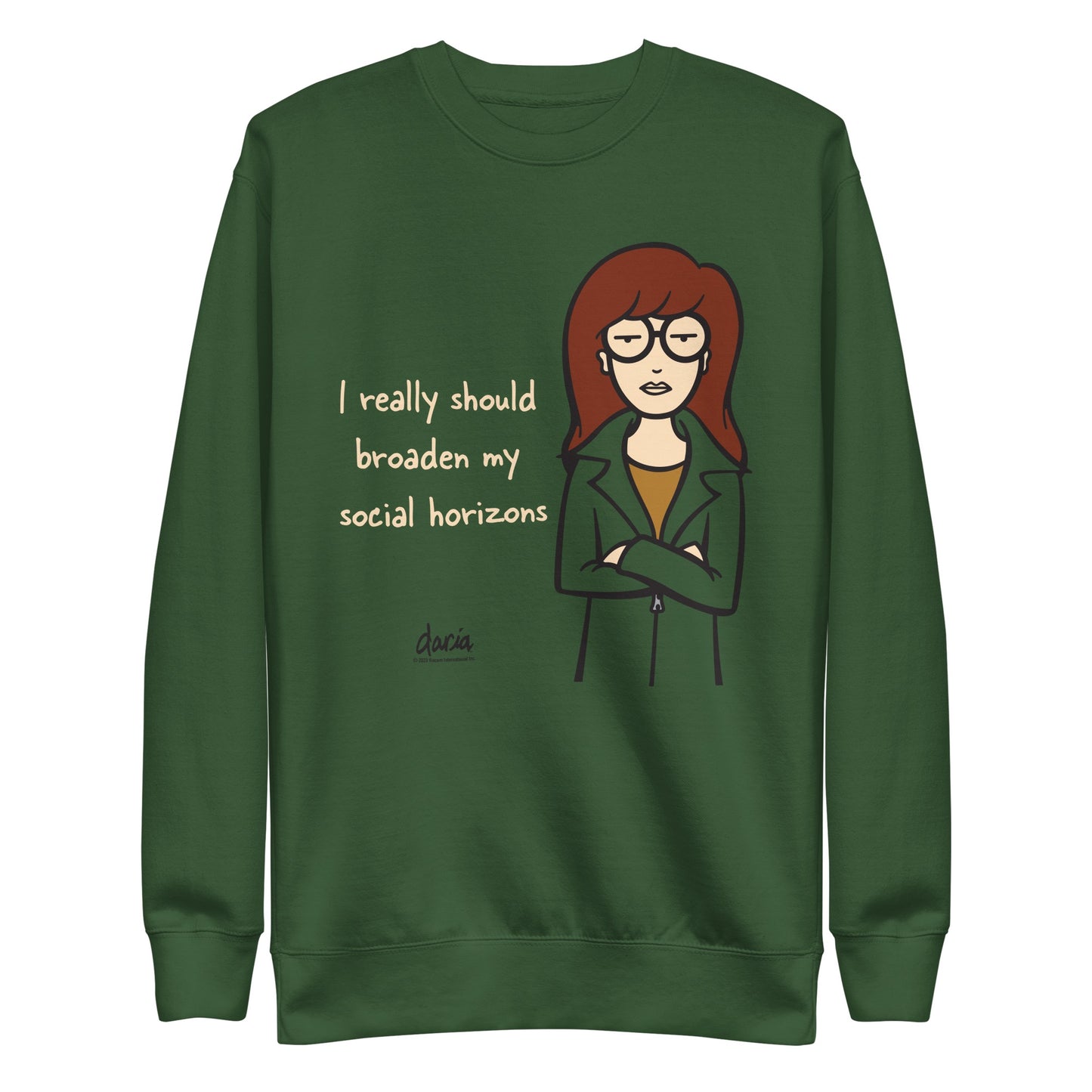 Daria Social Horizons Adult Sweatshirt