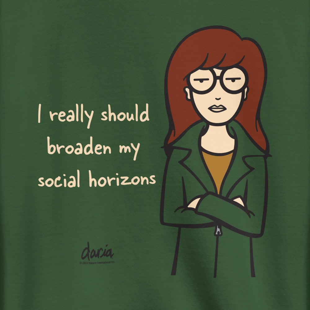 Daria Social Horizons Adult Sweatshirt