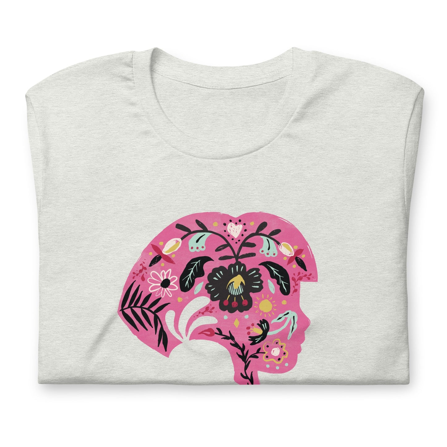Dora the Explorer Floral Design Adult Short Sleeve T-Shirt