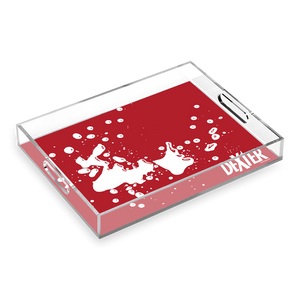 Dexter Blood Spatter Acrylic Tray