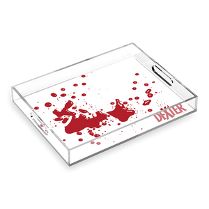 Dexter Bandeja acrílica para salpicaduras de sangre