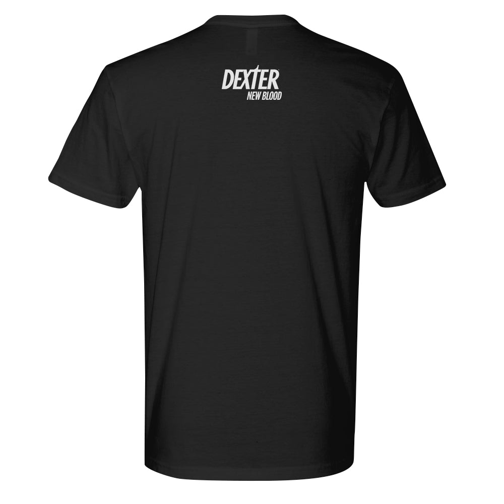 Dexter: New Blood Crystal Bar Logo Adult Short Sleeve T-Shirt