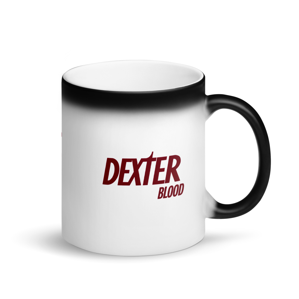 Dexter: New Blood No Spree Logo 11 oz Black Color Changing Mug