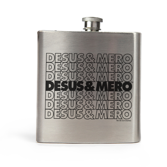 Desus & Mero Repeat Logo Stainless Steel Flask