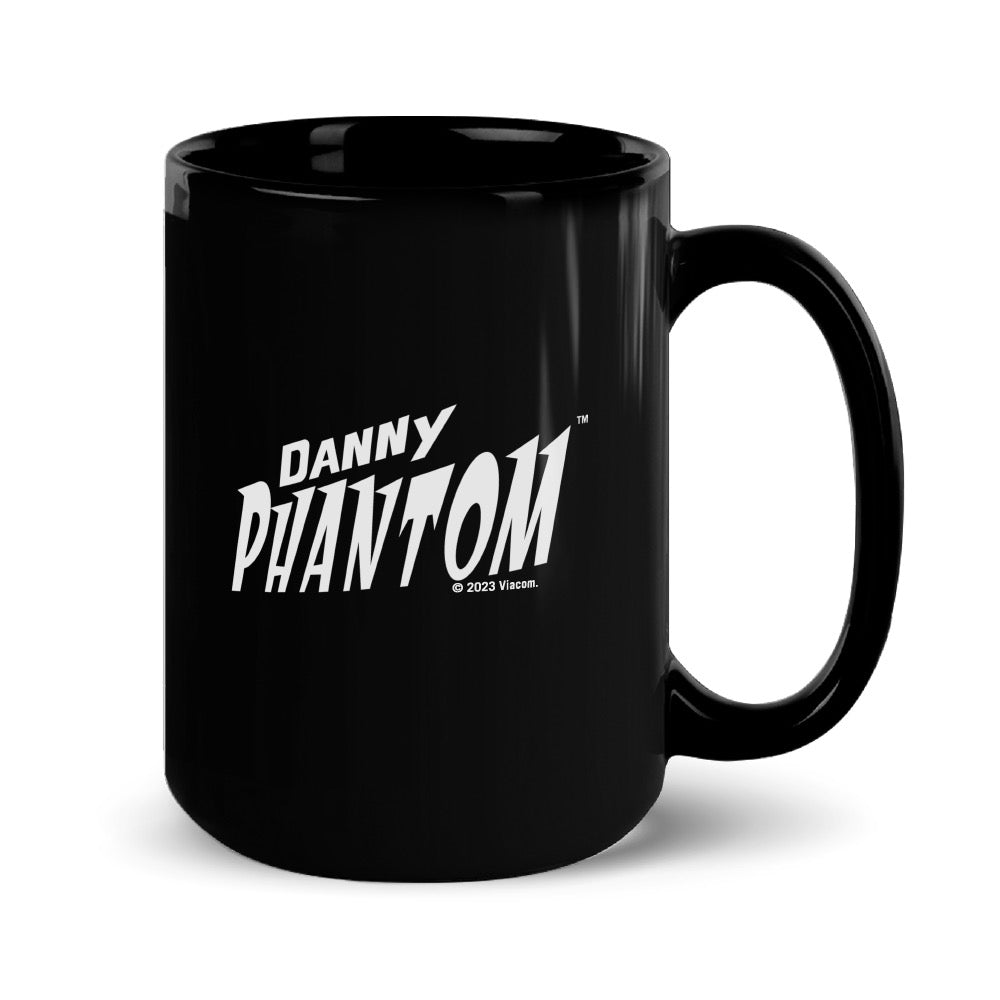 Danny Phantom Logo Black Mug