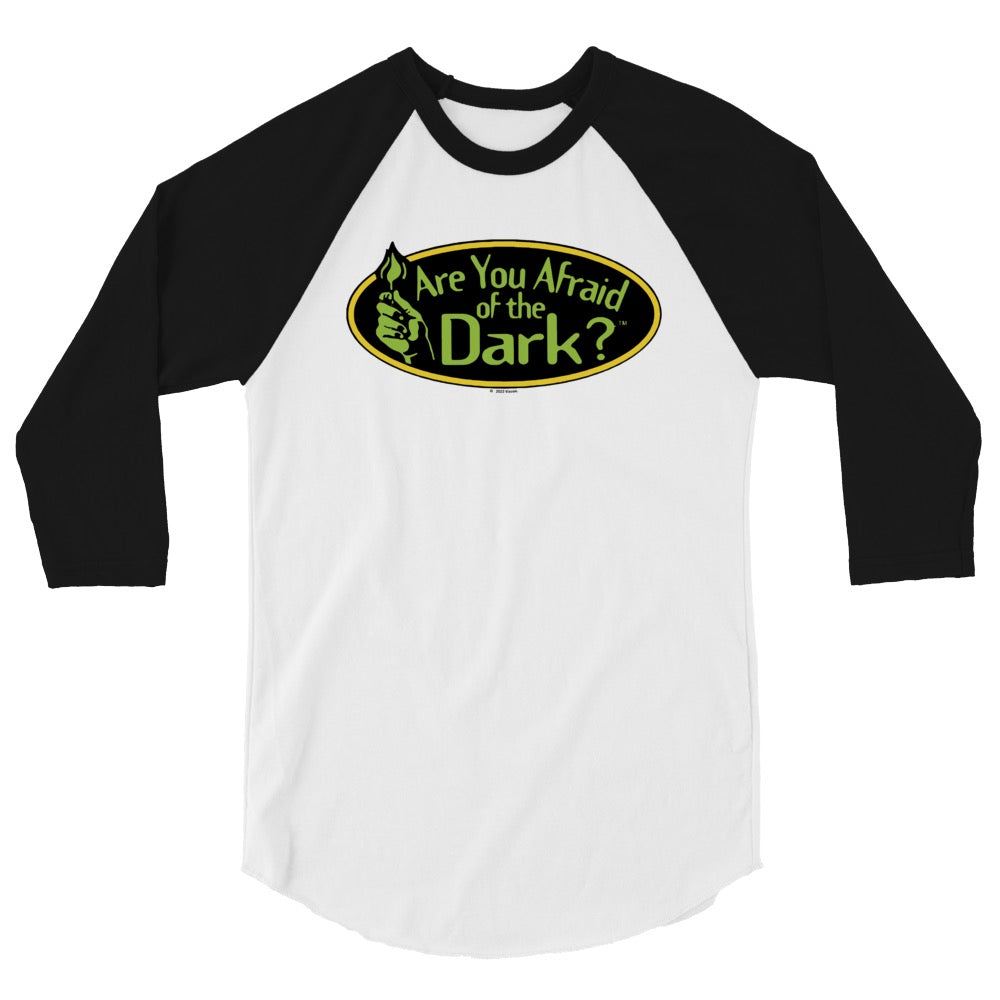 Are You Afraid of the Dark Original Logo Adult 3/4 Sleeve Raglan Shirt