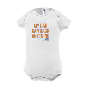 Dexter My Dad Can Hack Anything Baby Bodysuit