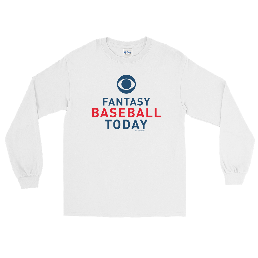 Fantasy Baseball Fantasy Baseball Today Podcast Logo Adult Long Sleeve T-Shirt