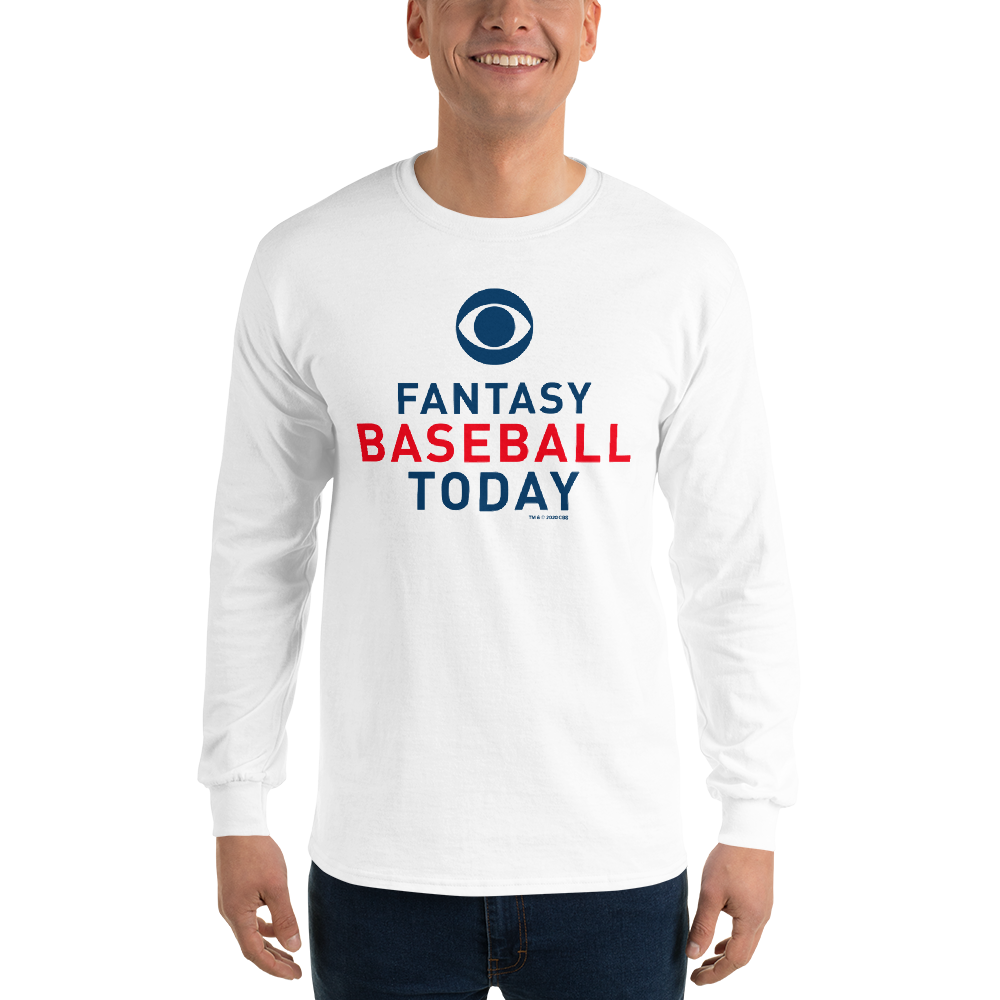 Fantasy Baseball Fantasy Baseball Today Podcast Logo Adult Long Sleeve T-Shirt