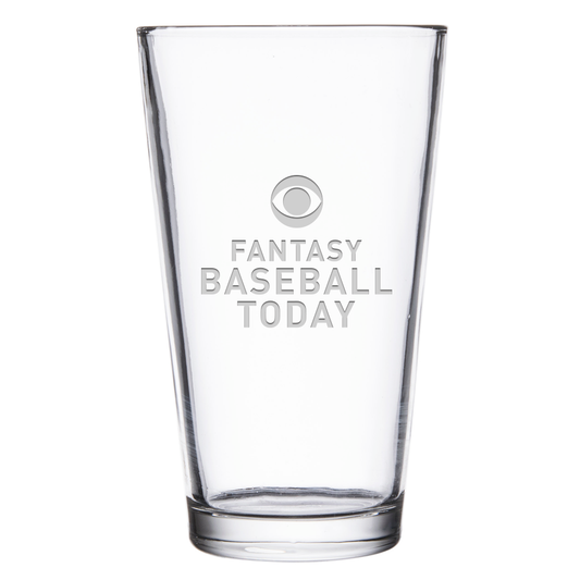 Fantasy Baseball Fantasy Baseball Today Podcast Drinking Glass Laser Engraved Pint Glass