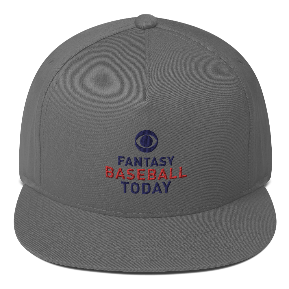 Fantasy Baseball Fantasy Baseball Today Podcast Logo Embroidered Flat Bill Hat